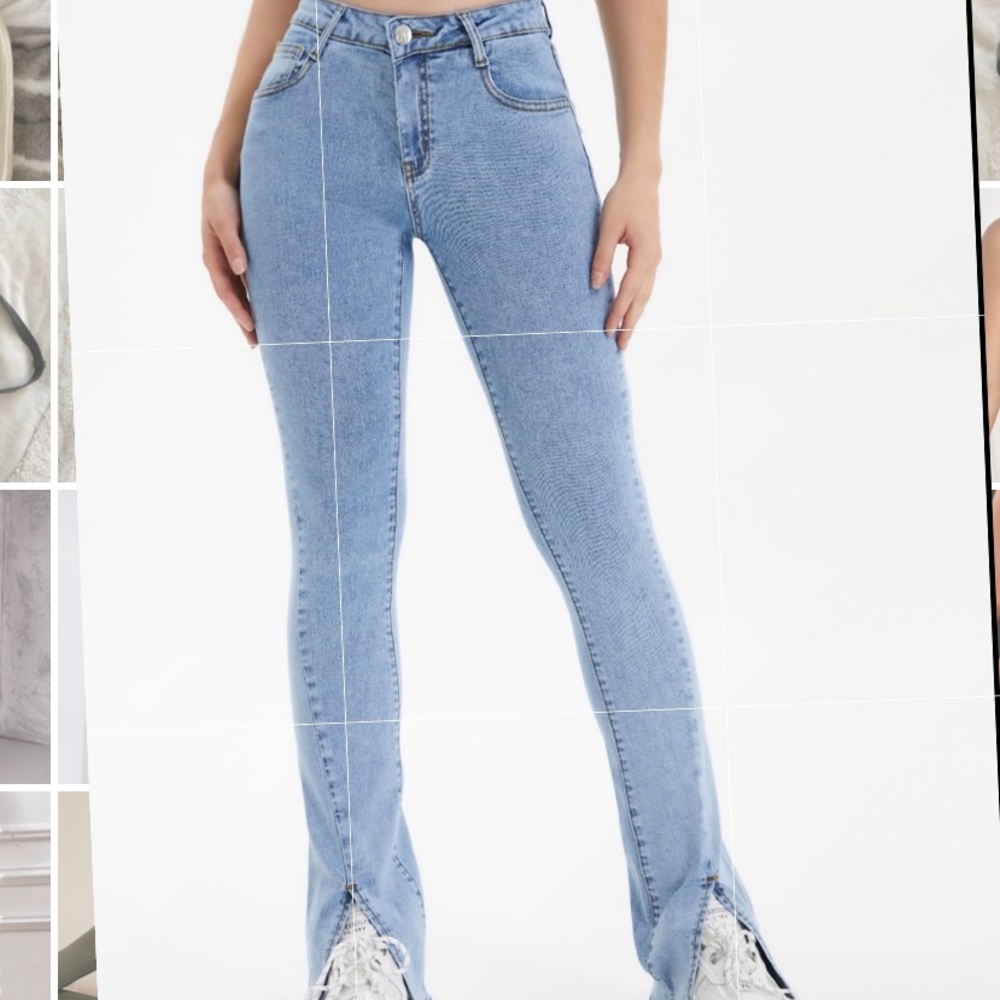 Split Leg Jeans